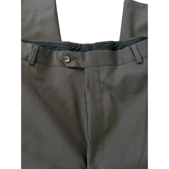Jos A Bank Signature Collection Mens Ankle Trousers Pants Brown Straight Leg 43W - Picture 4 of 10